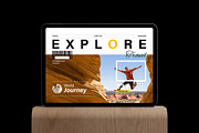 Travel Magazine Landscape Layout, a Magazine Template by NorthPeak (Thumbnail 2 of 11)