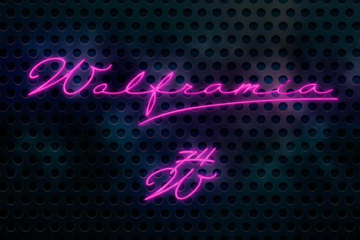 Wolframia font