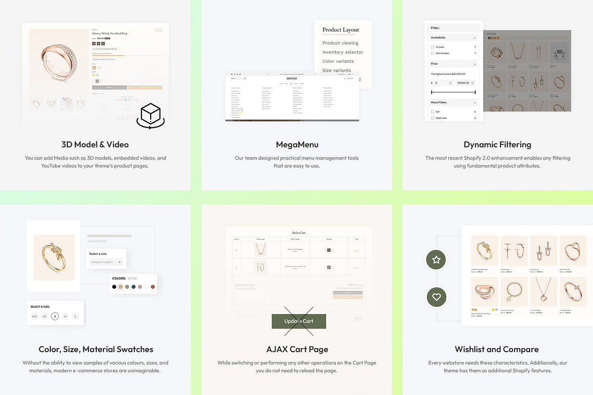 Jewelry Store | Shopify Theme, a Shopify Template by LogicGo Shopify Experts (Photo 6 of 7)