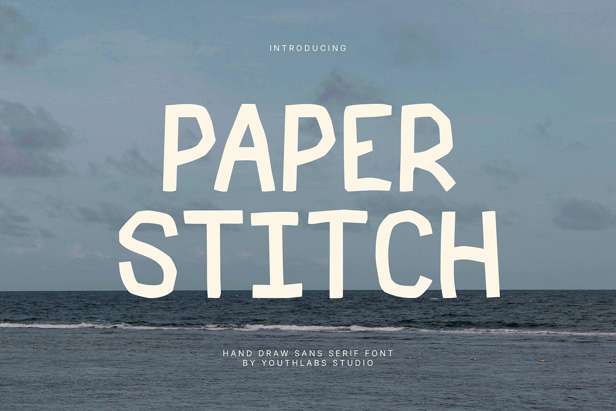 Paper Stitch - Hand Drawn Font, a Handwritten Font by Youthlabs Studio (Photo 1 of 15)