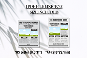 Front Page Newspaper template bundle, a Magazine Template by ZoloDesignHub (Thumbnail 4 of 8)