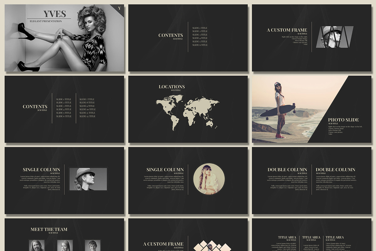 Yves - Elegant Presentation, a Presentation Template by Tugcu Design Co. (Photo 2 of 4)