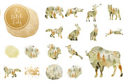 Forest Animal Boho Autumn Clipart, an Animal Illustration by The Dutch Lady Designs (Thumbnail 3 of 6)