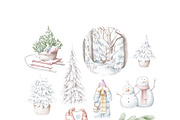 Snowy Season Bundle, an Illustration by Anastasiya Klempach (Thumbnail 4 of 10)