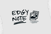 Edgy Note, a Handwritten Font by Negara Studio (Thumbnail 2 of 15)