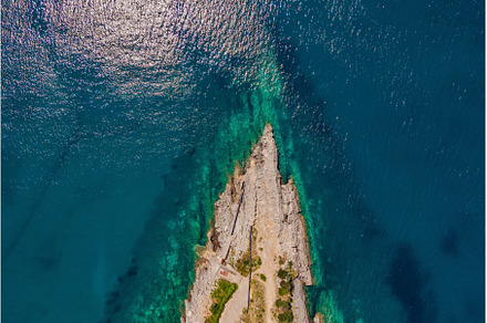 Picturesque sea Adriatic coast of, a Nature Photo by Elizaveta Galitskaya