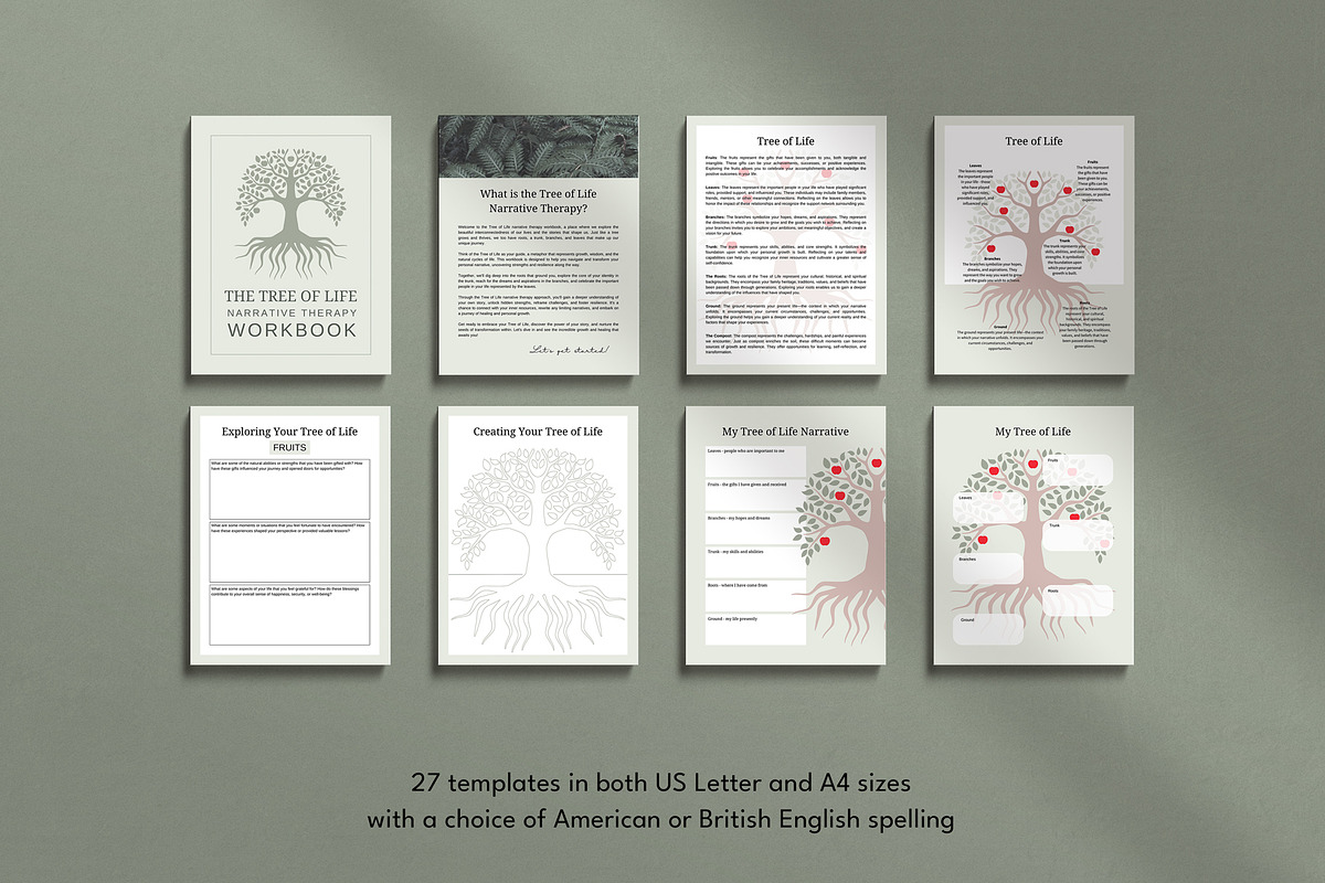 Tree of Life Therapy Canva Templates, a Templates & Theme by Miri Campbell (Photo 7 of 9)