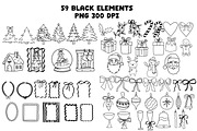 Christmas & Halloween Clipart Bundle, a Graphic by Brush Lab (Thumbnail 9 of 30)