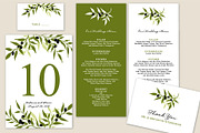 Olive Branch Wedding Collection, an Invitation Template by La Bella Rue (Thumbnail 3 of 3)