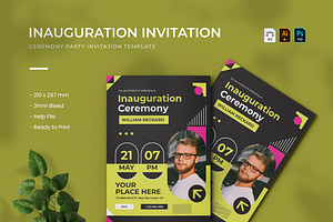 Ceremony - Party Invitation, a Print Template by VUNIRA