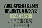 Overland Display Font, a Slab Serif Font by vatesdesign (Thumbnail 5 of 5)