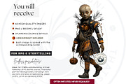 Hallowmere Halloween RPG characters, a Seasonal Illustration by ThatsDesignArt (Thumbnail 2 of 17)
