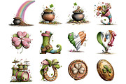 St. Patrick's Day Clipart, an Illustration by DreamArtGraphic (Thumbnail 2 of 4)