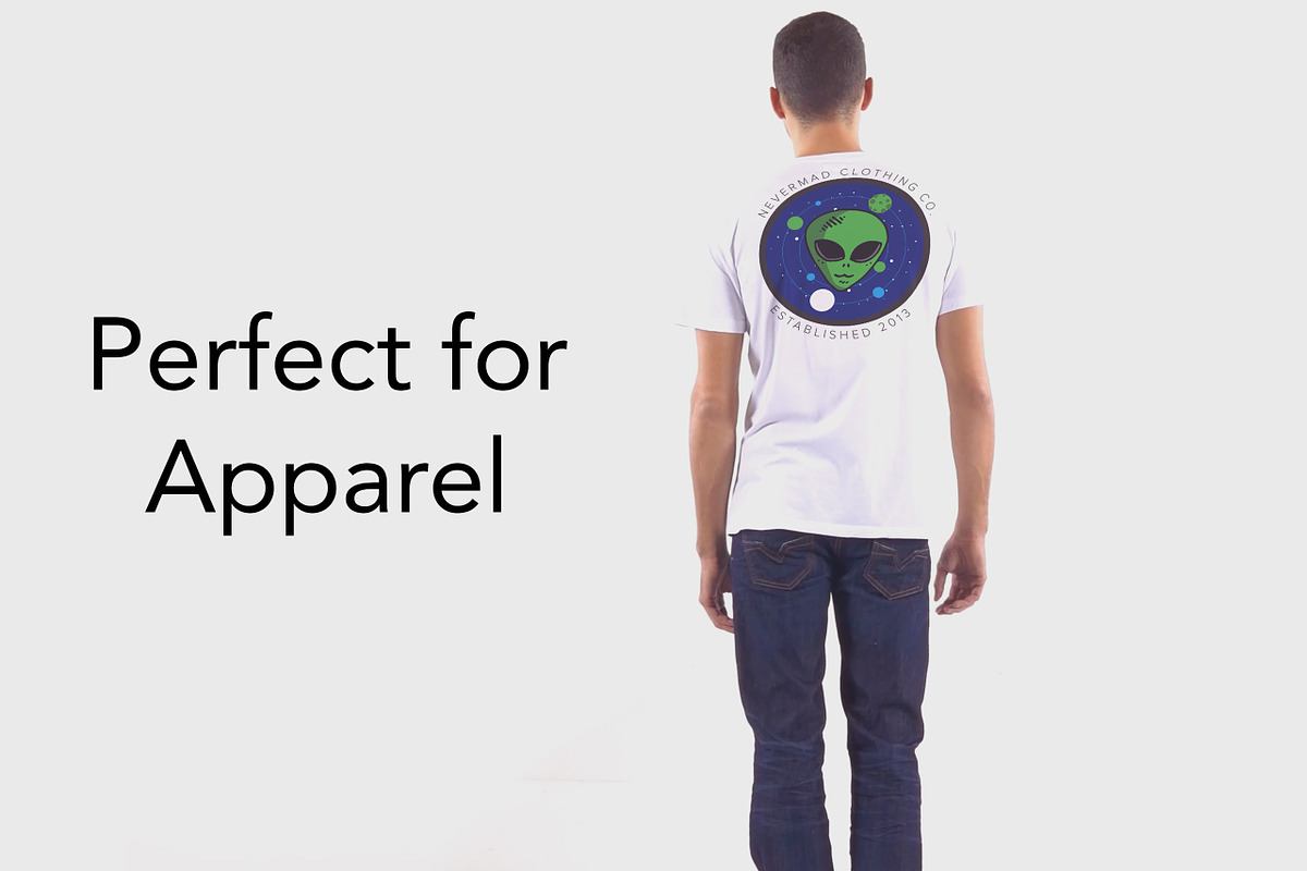Alien T-shirt Design Template, an Illustration by Aurum Creative (Photo 2 of 2)