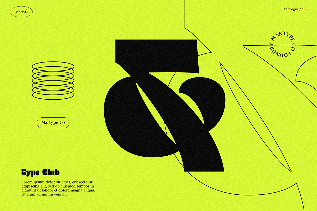 Thick Thinks - Display Font, a Font by Martype Co (Photo 5 of 11)