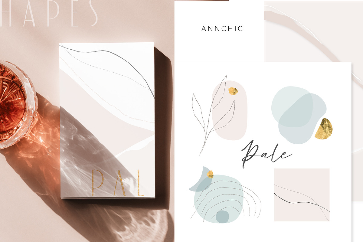 Abstract shapes art collection, a Texture Graphic by Anna Sokol (Photo 14 of 28)
