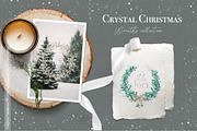 Crystal Christmas watercolor set, a Decorative Illustration by CrystalinaShop (Thumbnail 2 of 18)
