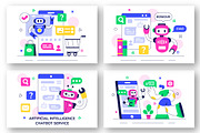 10 AI Chatbot Service Illustration, a Technology Illustration by denayunebgt (Thumbnail 3 of 4)