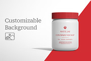 Plastic Jar Mockup Under Daylights, a Cups & Container Mockup by Ram Studio LLC (Thumbnail 2 of 7)