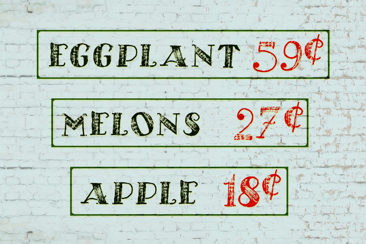 Berinjela Font preview 2