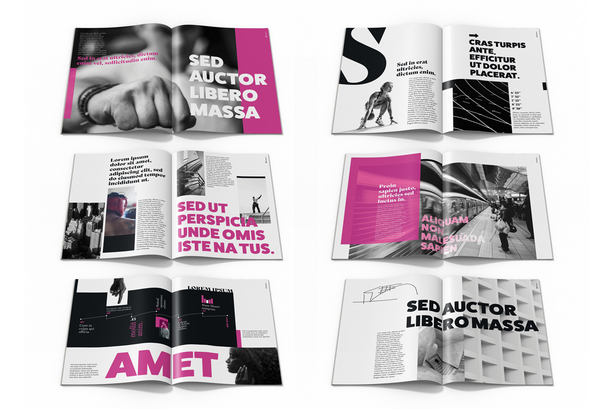 InDesign Magazine Template, a Magazine Template by LESZ Design (Photo 3 of 3)