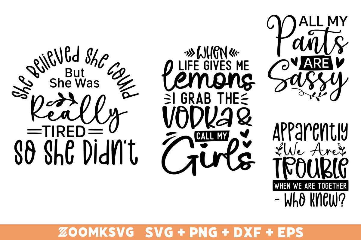 Funny SVG Bundle, Sarcastic Bundle, an Illustration by ZoomkSVG (Photo 4 of 10)