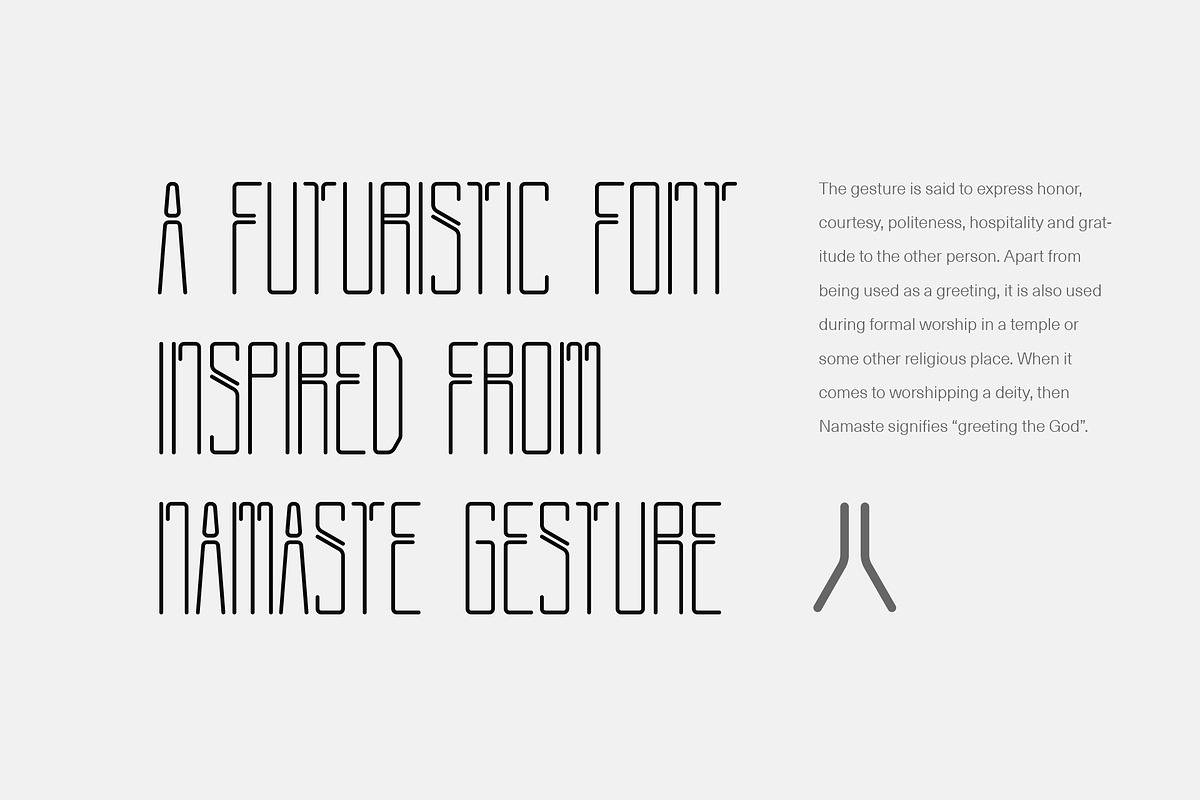 Namas Typeface preview 2