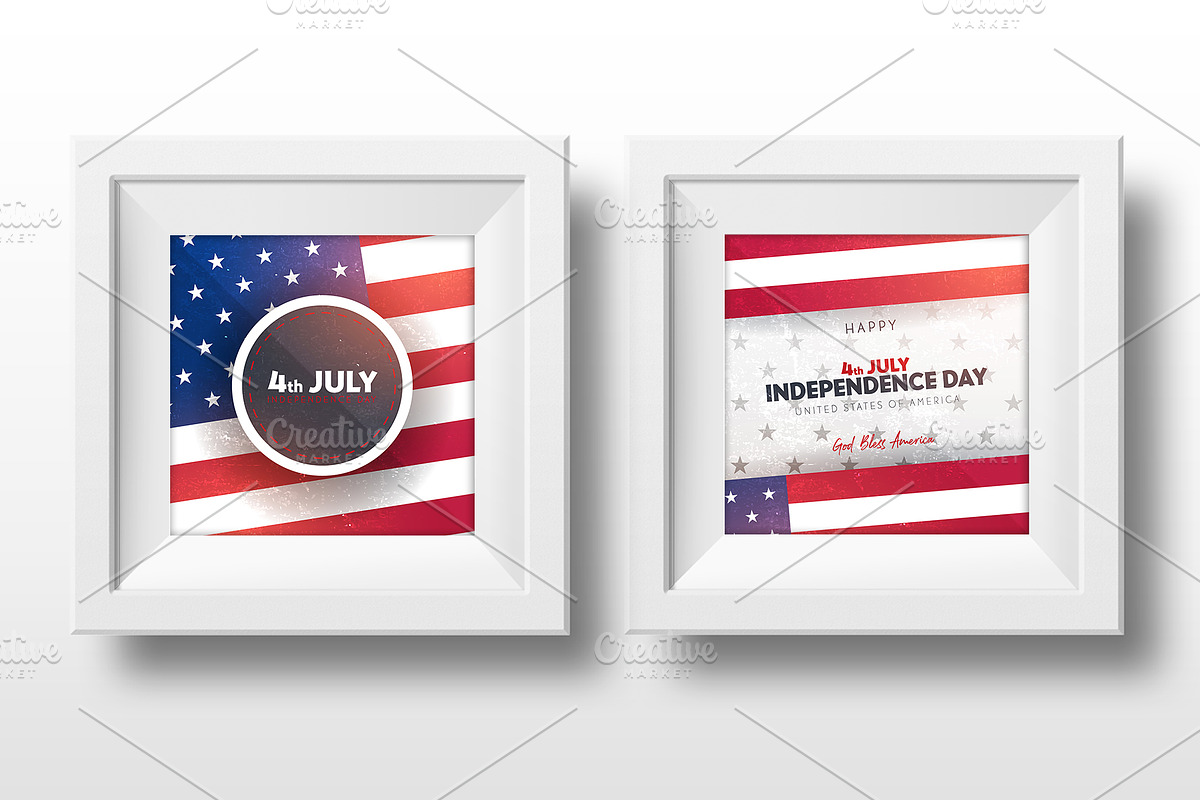 4th July. 12 banners and posters., a Social Media Template by Leo Edition (Photo 11 of 12)