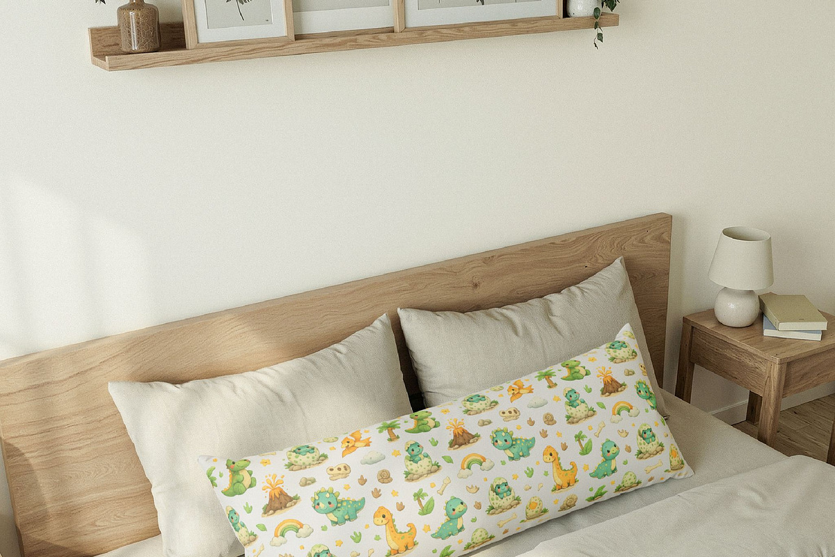 Cute Dinosaur Seamless Pattern, a Pattern Graphic by elfy creative (Photo 1 of 8)