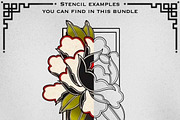 Procreate Japanese Talismans tattoo, a Brush Add-On by ProcreateInk (Thumbnail 6 of 6)