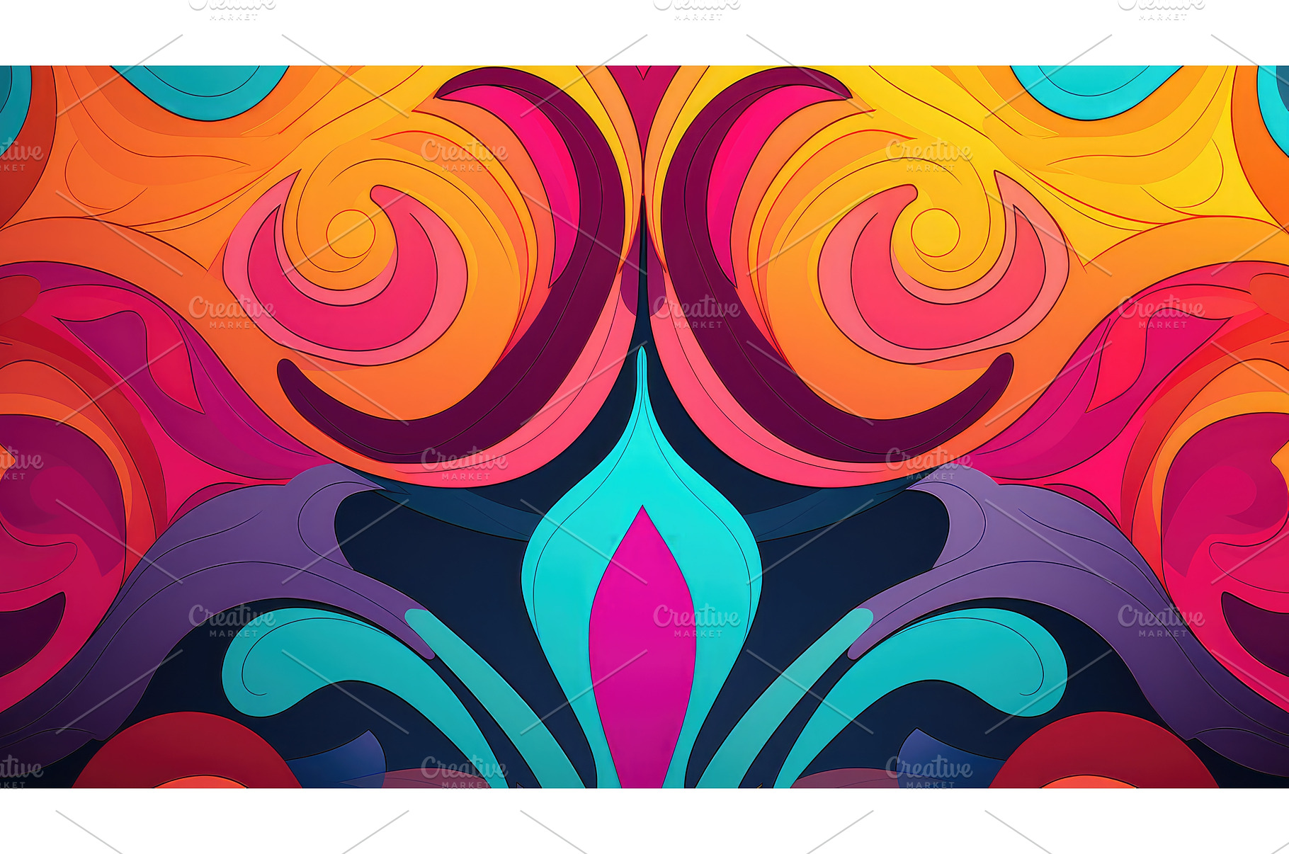 decorative abstract ornament, an Abstract Photo by pikepicture