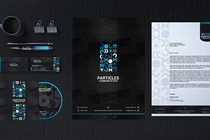 Black And Blue Corporate Identity