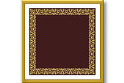 Floral Abstract Square Vector Frame, a Pattern Graphic by FineArtStudio (Thumbnail 3 of 3)
