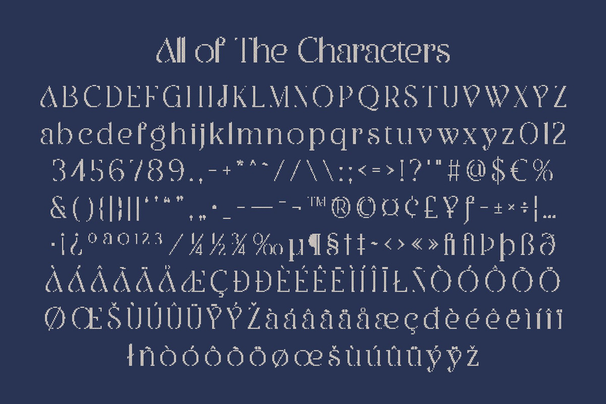 CS Asena Stitched, a Serif Font by Craft Supply Co. (Photo 8 of 8)