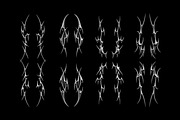 Chrome Tribal Borders and Shapes, an Object Graphic by BonkiStudio (Thumbnail 9 of 9)