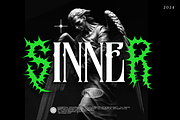 Arounds Blackletter Horror Duo Font, a Blackletter Font by dansdesign (Thumbnail 6 of 7)