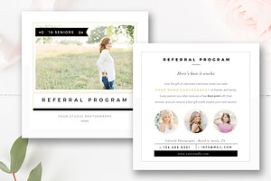 Photographer Referral Card Template