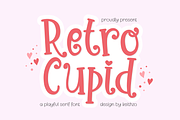 Retro Cupid - Valentines Font, a Handwritten Font by Keithzo (Thumbnail 2 of 6)