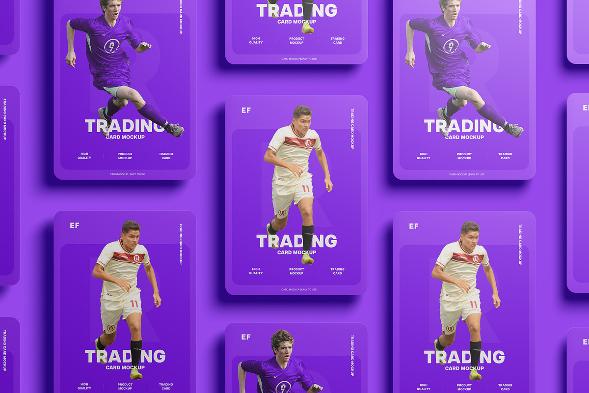 Trading Cards Mockup Set, a Product Mockup by Toasin Studio (Photo 16 of 16)