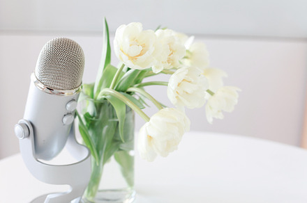 Podcaster styled stock photo 004 stock photo