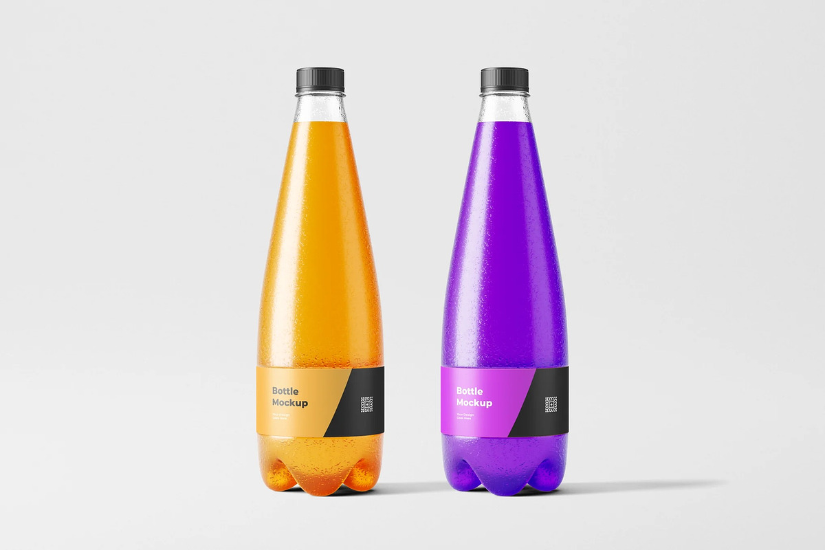Soda Bottle Mockup, a Product Mockup by zpackcreative (Photo 1 of 4)