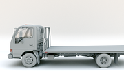 Isuzu Flatbed Truck, a Cars & Vehicle 3D Model by Olives (Thumbnail 8 of 21)