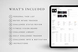 Fitness Template For Notion Planner