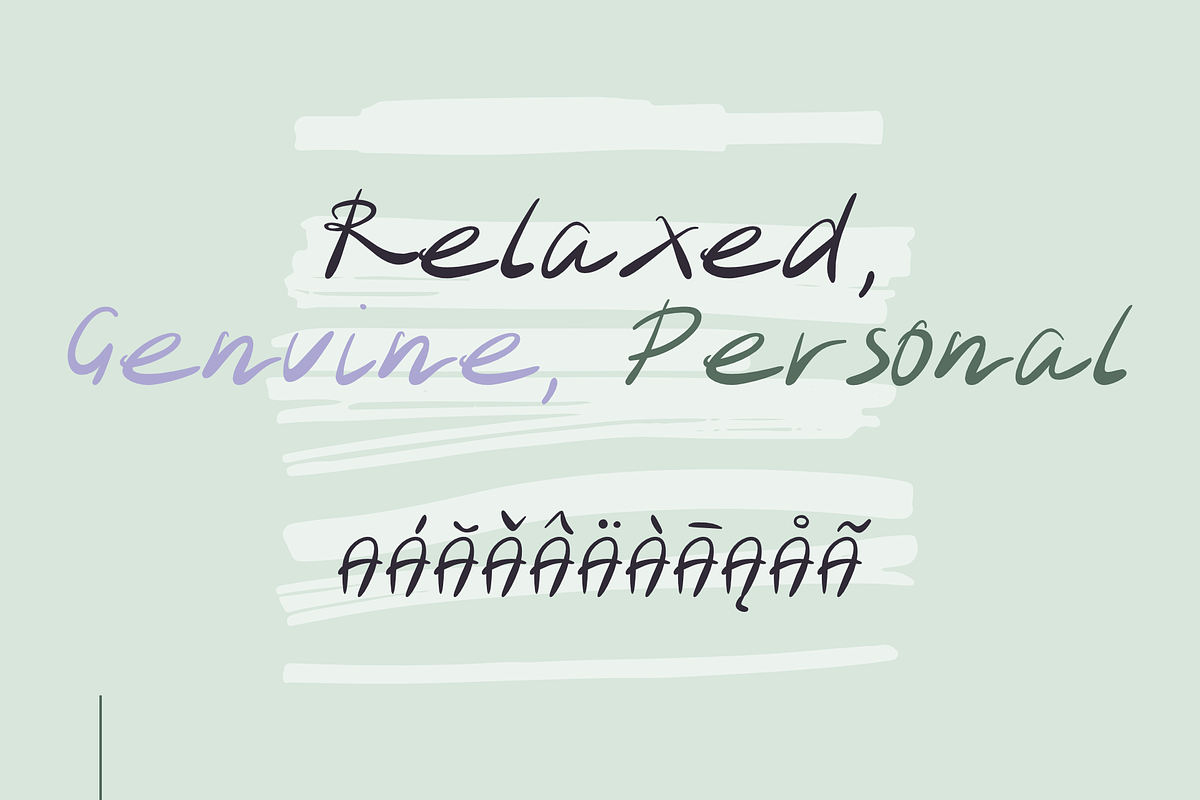 Proto Handscript, a Font by Crafted by AKD (Photo 2 of 10)