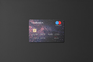 85x55 Landscape Credit Card Mockup