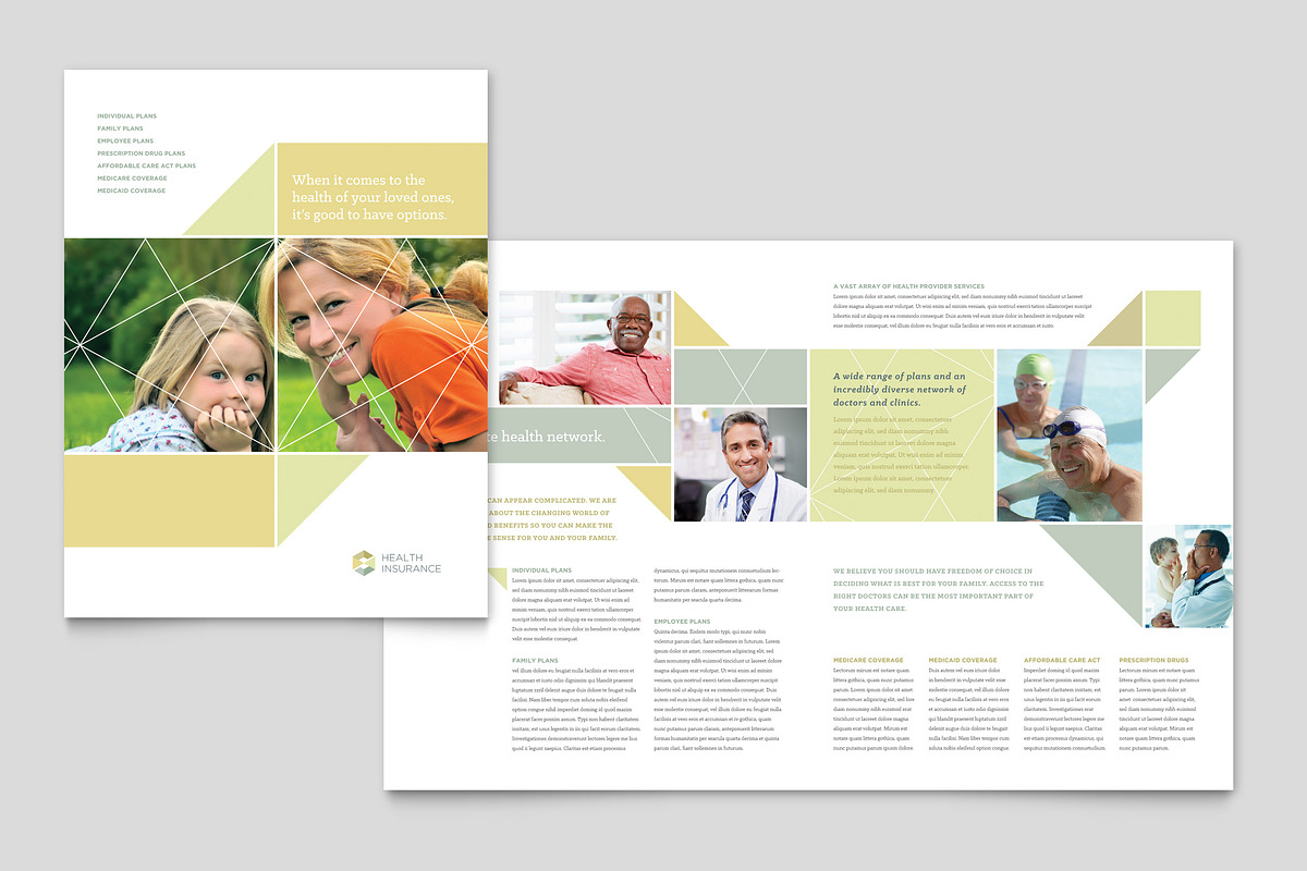 Health Insurance Brochure Template, a Brochure Template by StockLayouts (Photo 4 of 4)