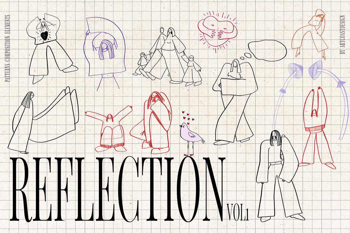 Reflection Scribble & Posters, an Object Graphic by nadispasibenko (Photo 7 of 15)
