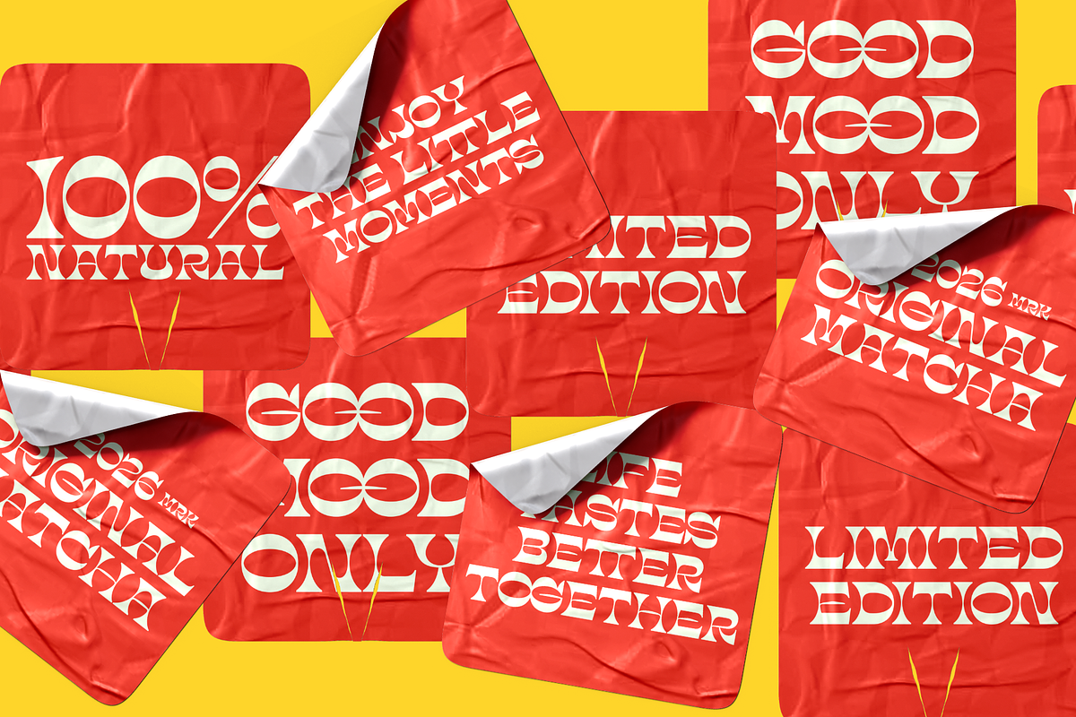 Grovine – Retro Groovy Display Font, a Serif Font by Namela Studio (Photo 5 of 10)