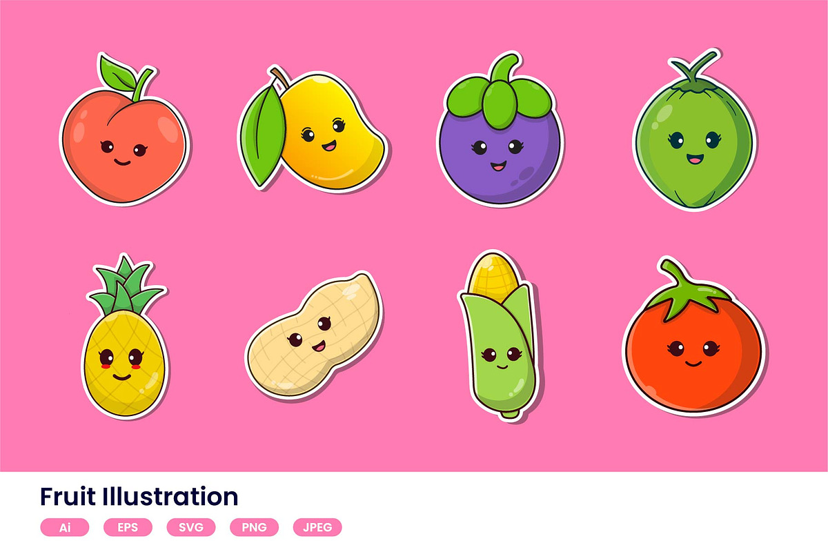 Fruit Illustration Vol 2, an Illustration by Pillow Leaf (Photo 1 of 9)