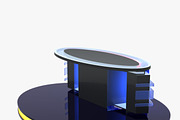 TV Studio Desk Collection (12 PCS), a Furniture 3D Model by akerStudio (Thumbnail 133 of 153)